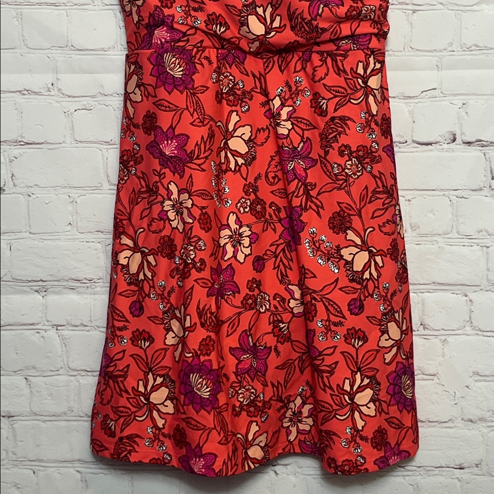 Lands' End Floral Print Swim Dress - Picture 3 of 14